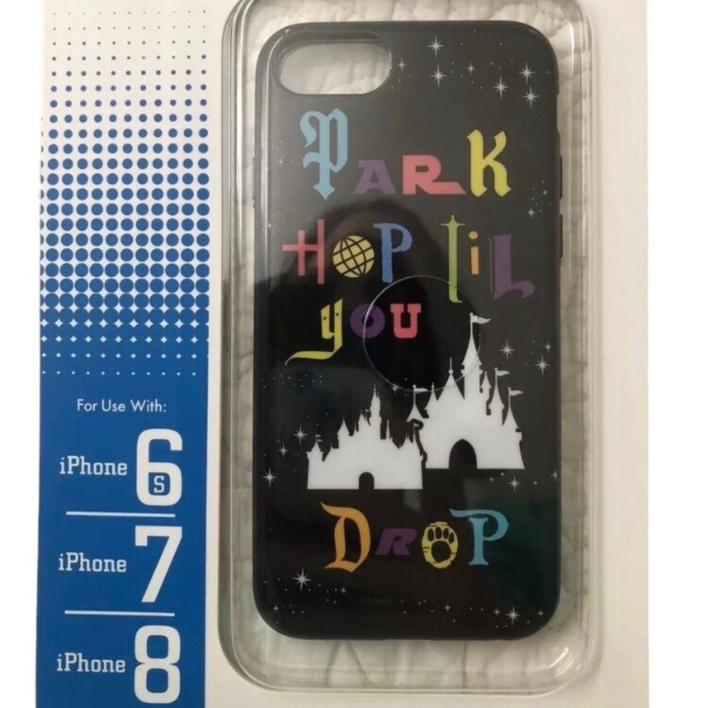 Disney Parks Park Hop Til You Drop Cell Phone Cover iPhone 6s, 7, & 8